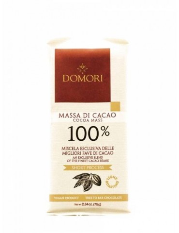 Tavoletta Domori 100 % Cacao - 75 gr