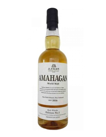 Whisky Amahagan Edition No.1 est° 2016 - 0,70 lt.