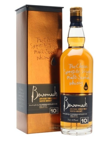 Whisky Benromach 10 Anni ( Torbato) - 0,70 lt.