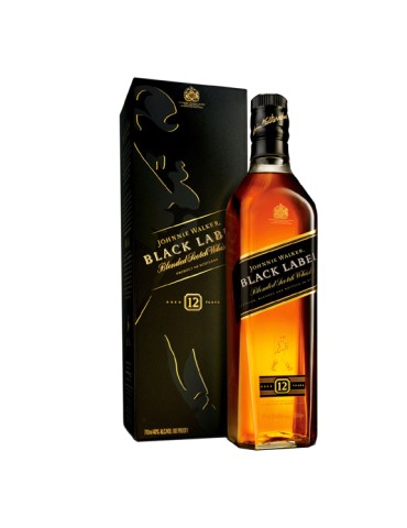 Whisky Johnnie Walker Black Label 12 Anni ( Torbato) - 0,70 lt.