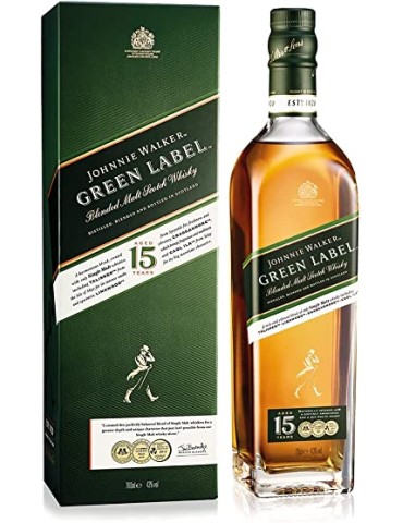Whisky Johnnie Walker Green Label 15 Anni ( Torbato) - 0,70 lt. ( NON DISPONIBILE )