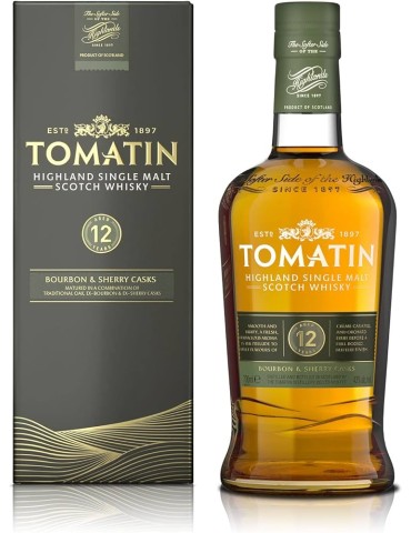 Whisky Tomatin 12 Anni Bourbon-Sherry Casks 43% Vol. - 0,70 lt.
